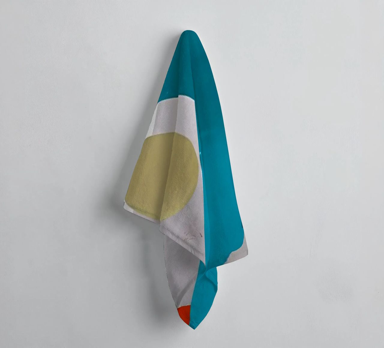 Arte astratta con forme colorate asciugamano da bagno da Rebecca Clark Wyrick