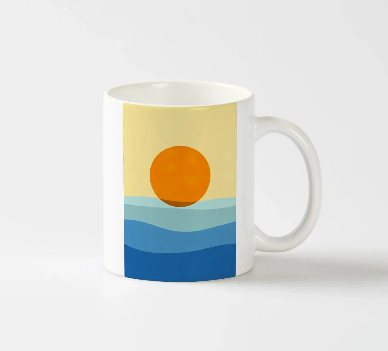 Spiaggia tropicale 2 tazza in ceramica da James M Coyle