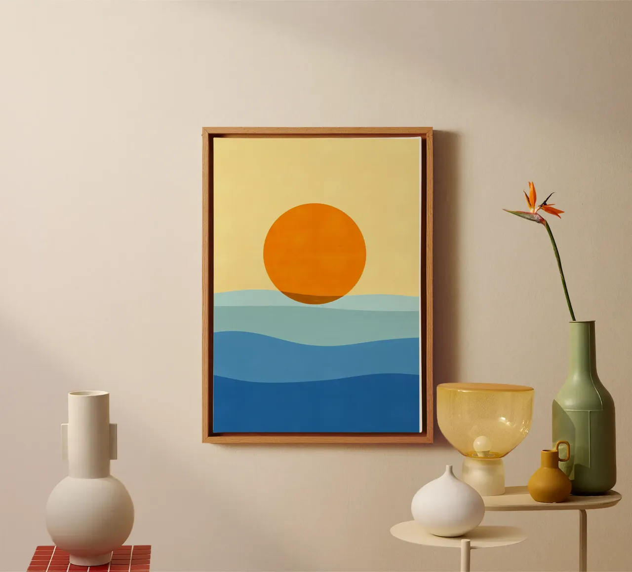 Tropical beach 2 canvas by James M Coyle