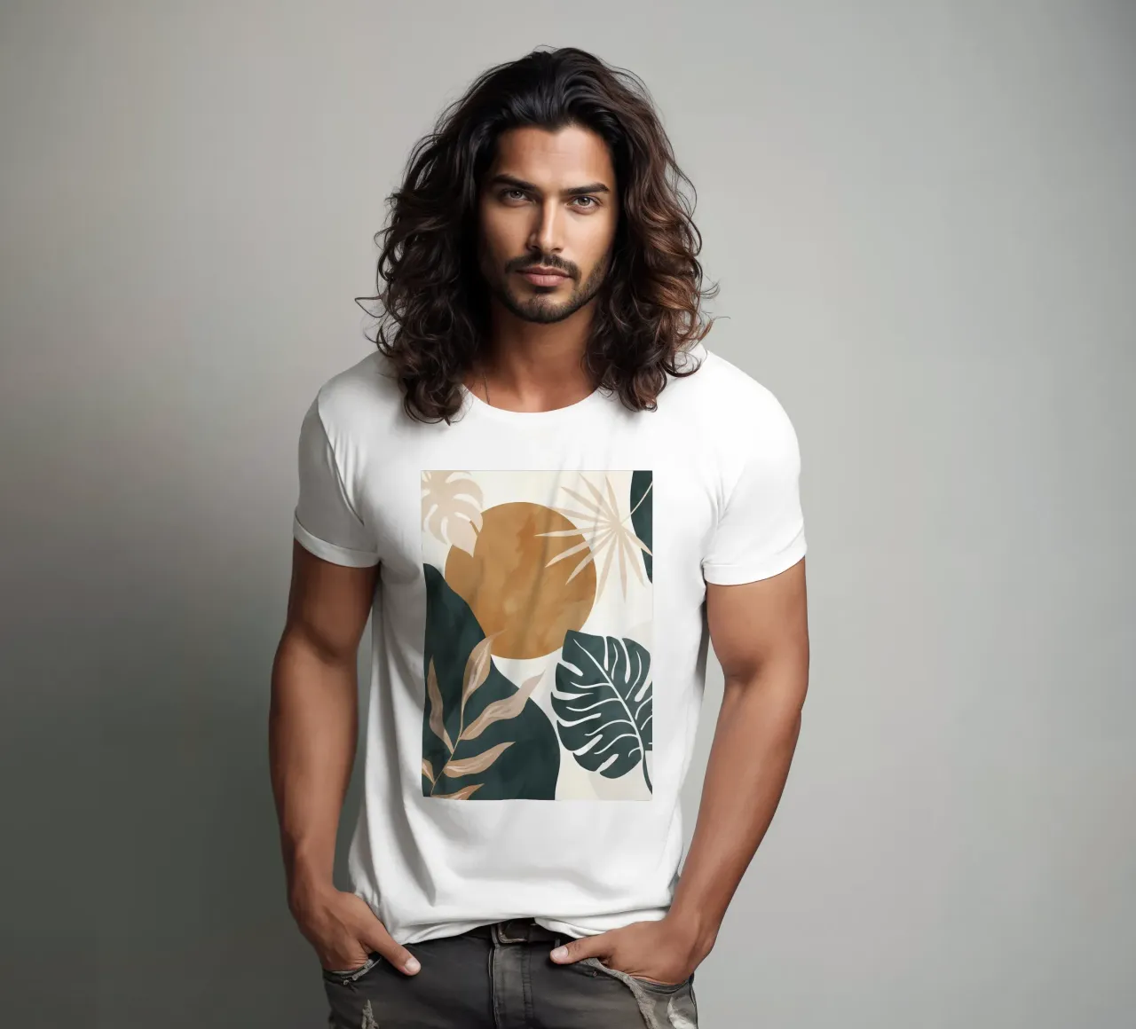 TROPICAL BOTANIC 111A t-shirt by Rebecca Clark Wyrick