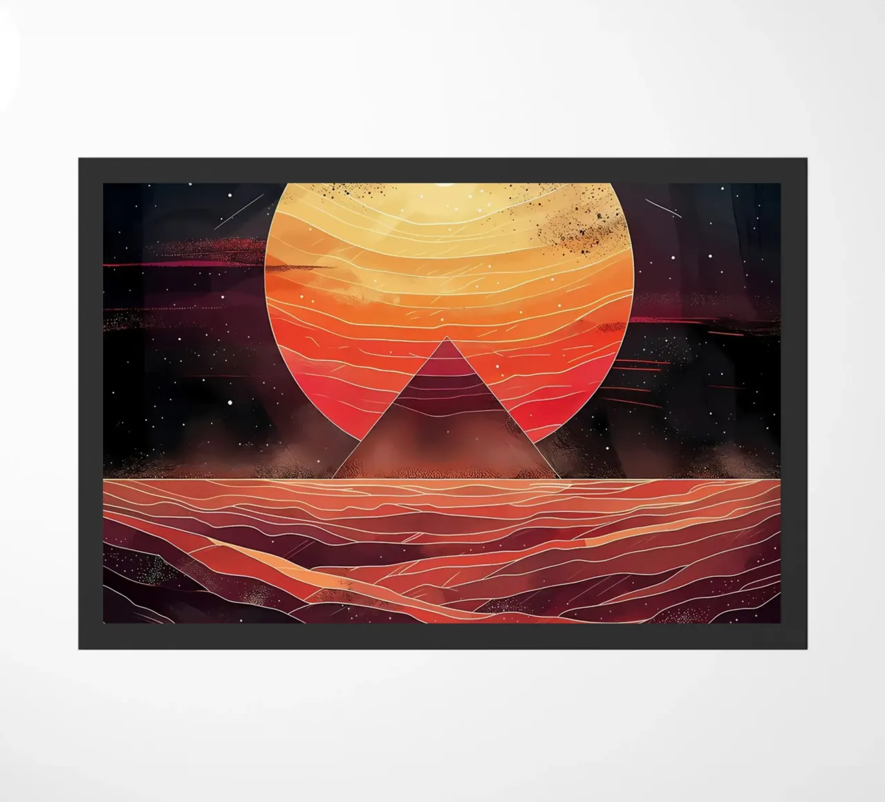 Woestijnzon deurmat van James M Coyle