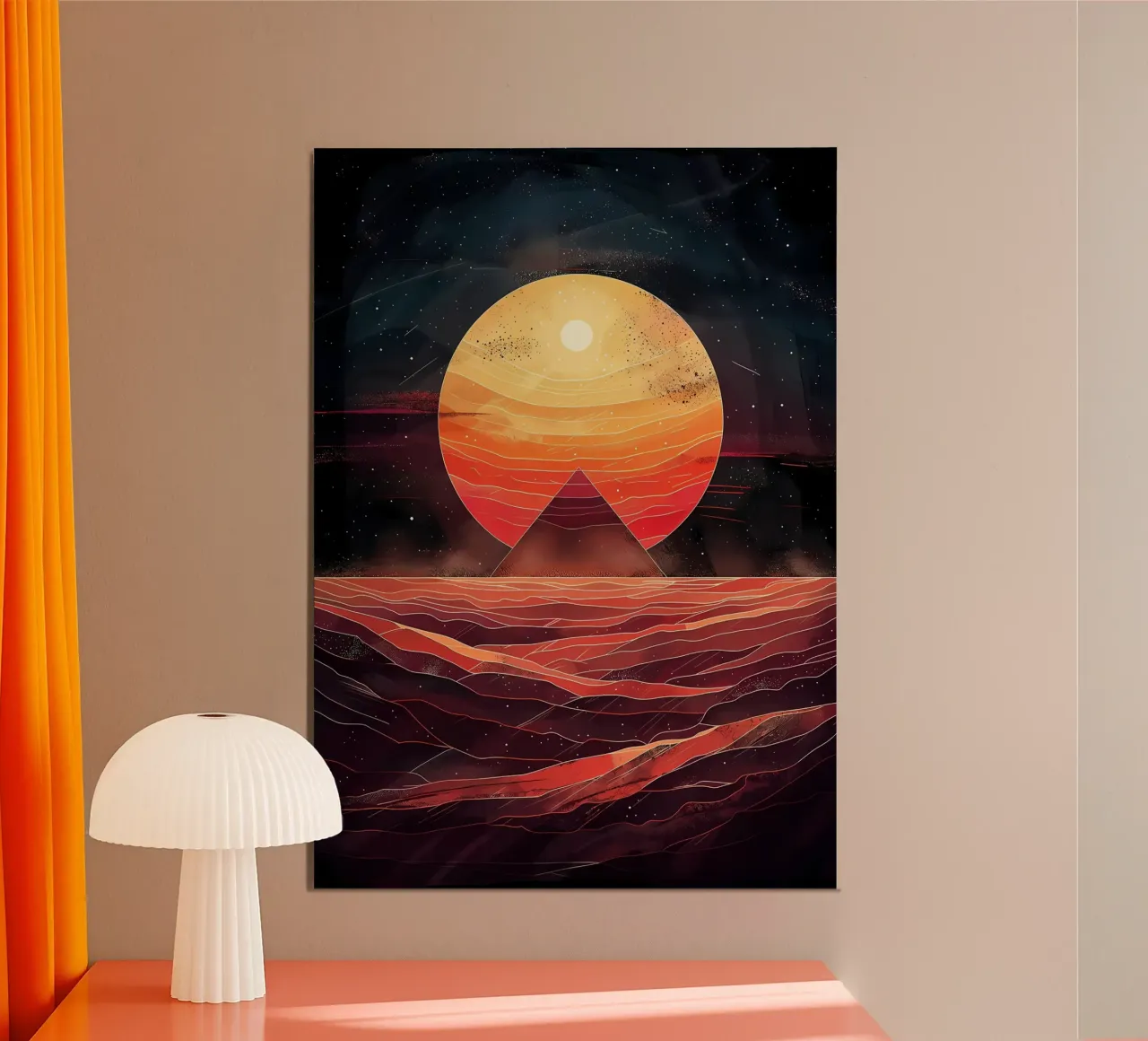 Desert Sun forex plate by James M Coyle
