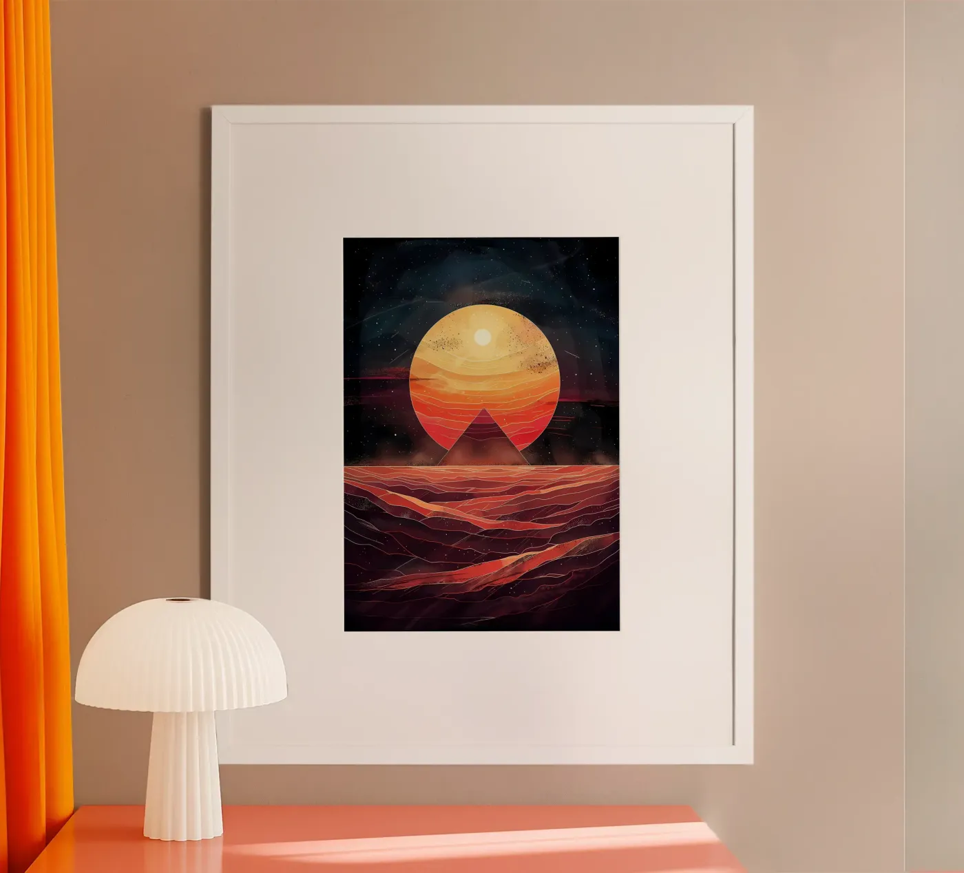 Woestijnzon poster van James M Coyle