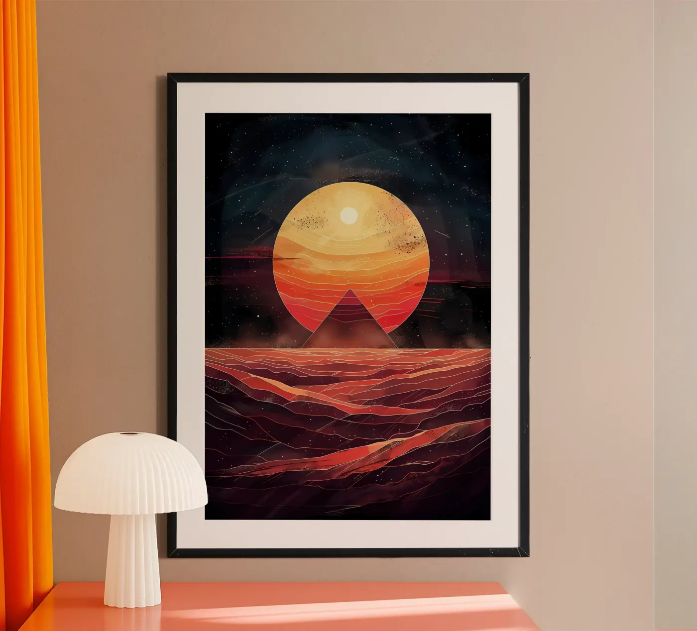 Woestijnzon poster van James M Coyle
