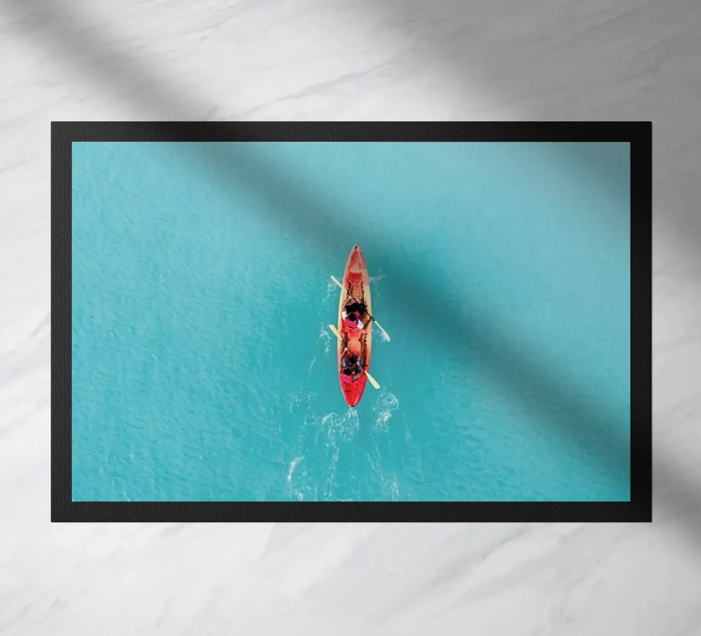 Blue Ocean doormat by METROPOLIS