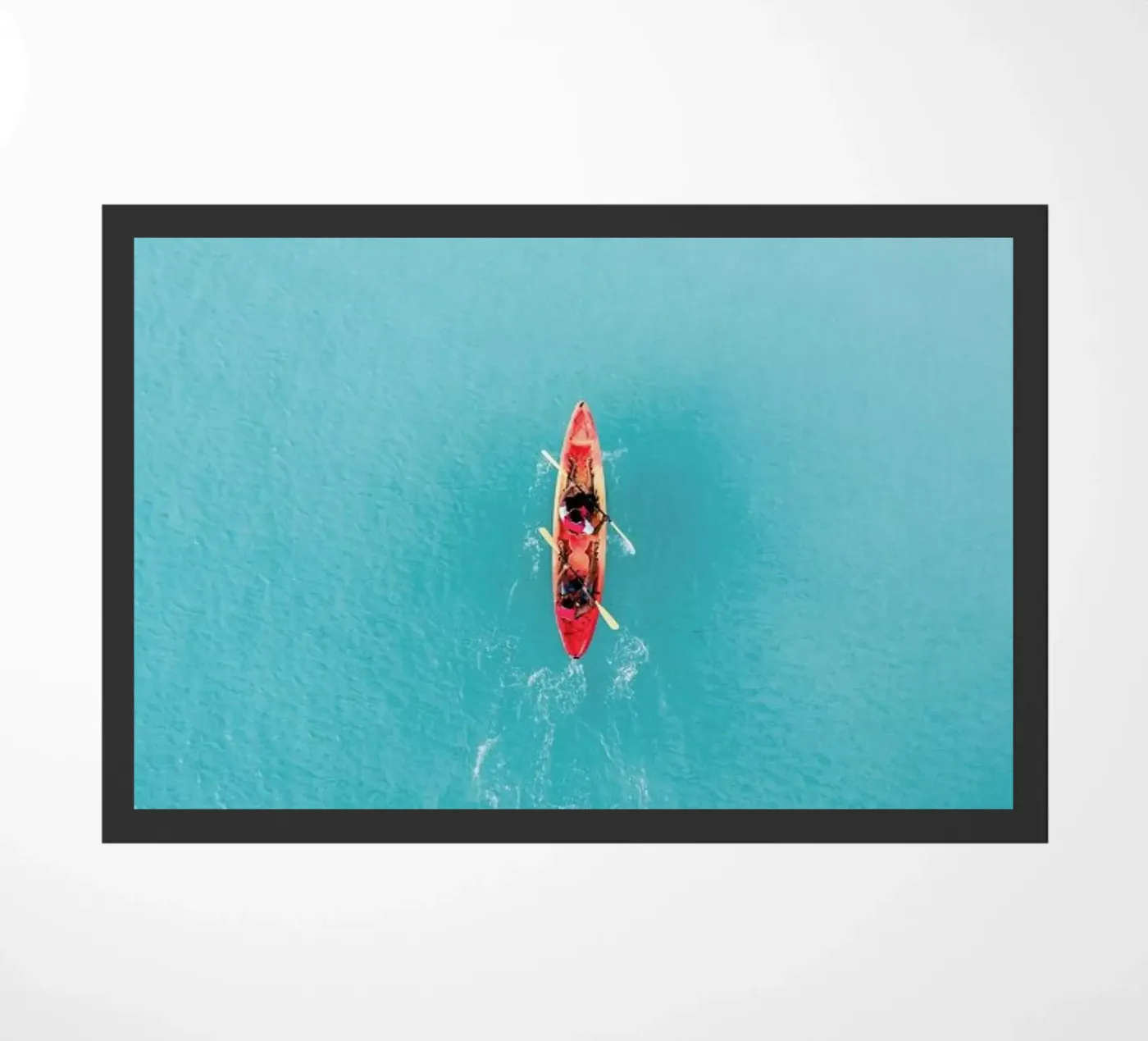 Blue Ocean doormat by METROPOLIS