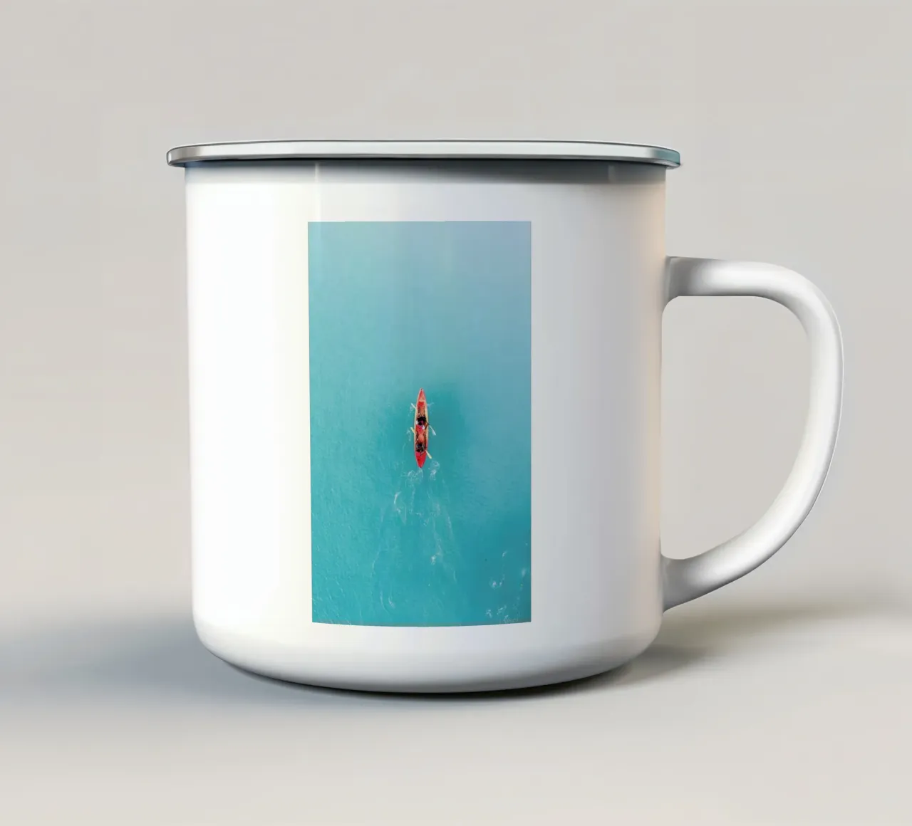 Blue Ocean tazza in smalto da METROPOLIS