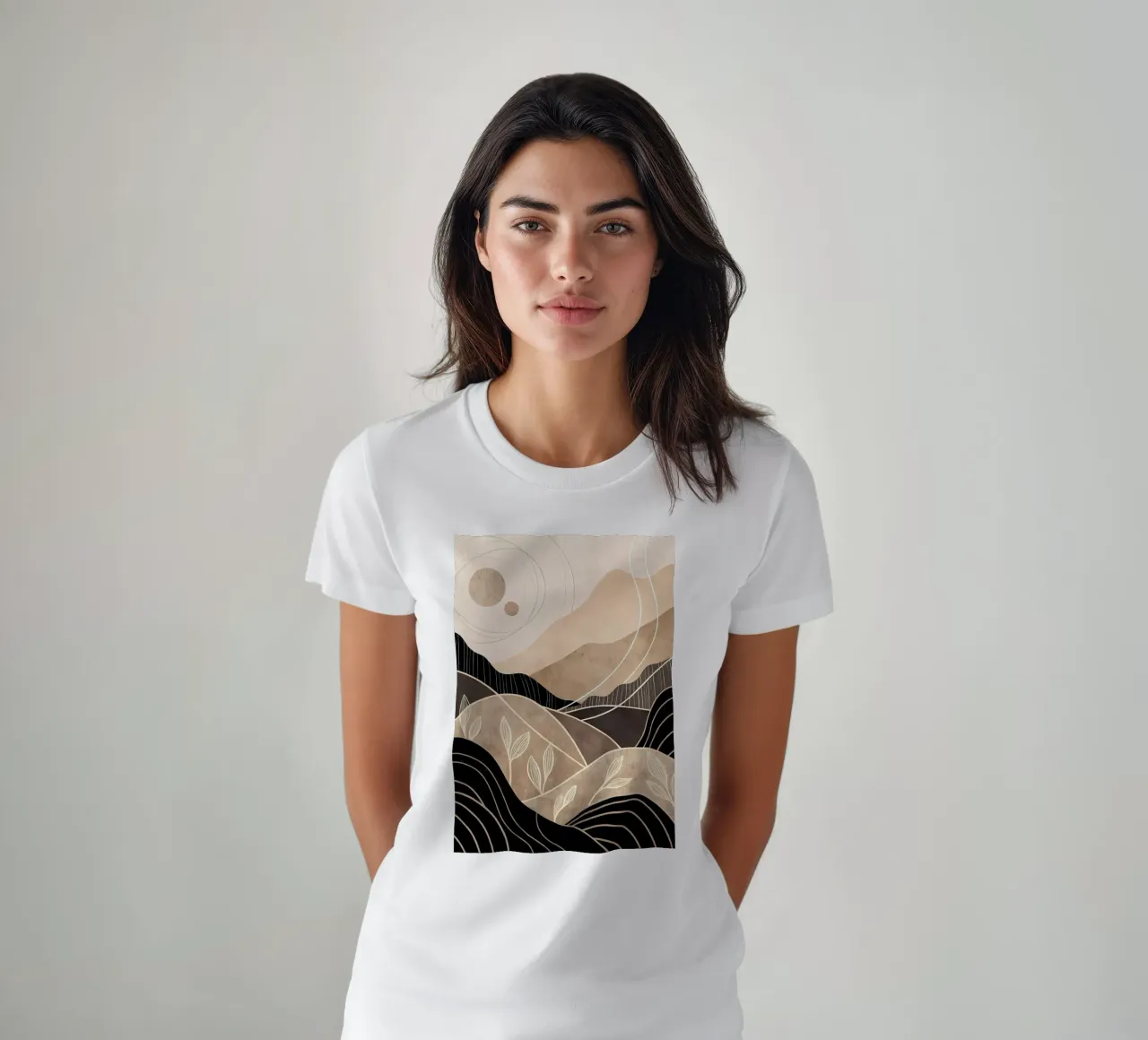 Paesaggi Zen t-shirt da Rebecca Clark Wyrick