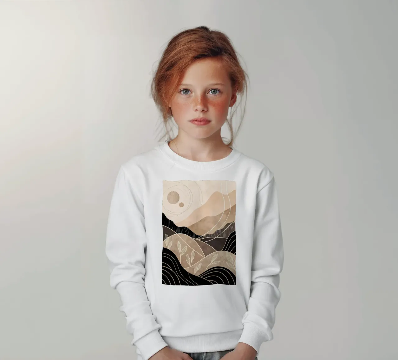 Paesaggi Zen felpa bambino da Rebecca Clark Wyrick