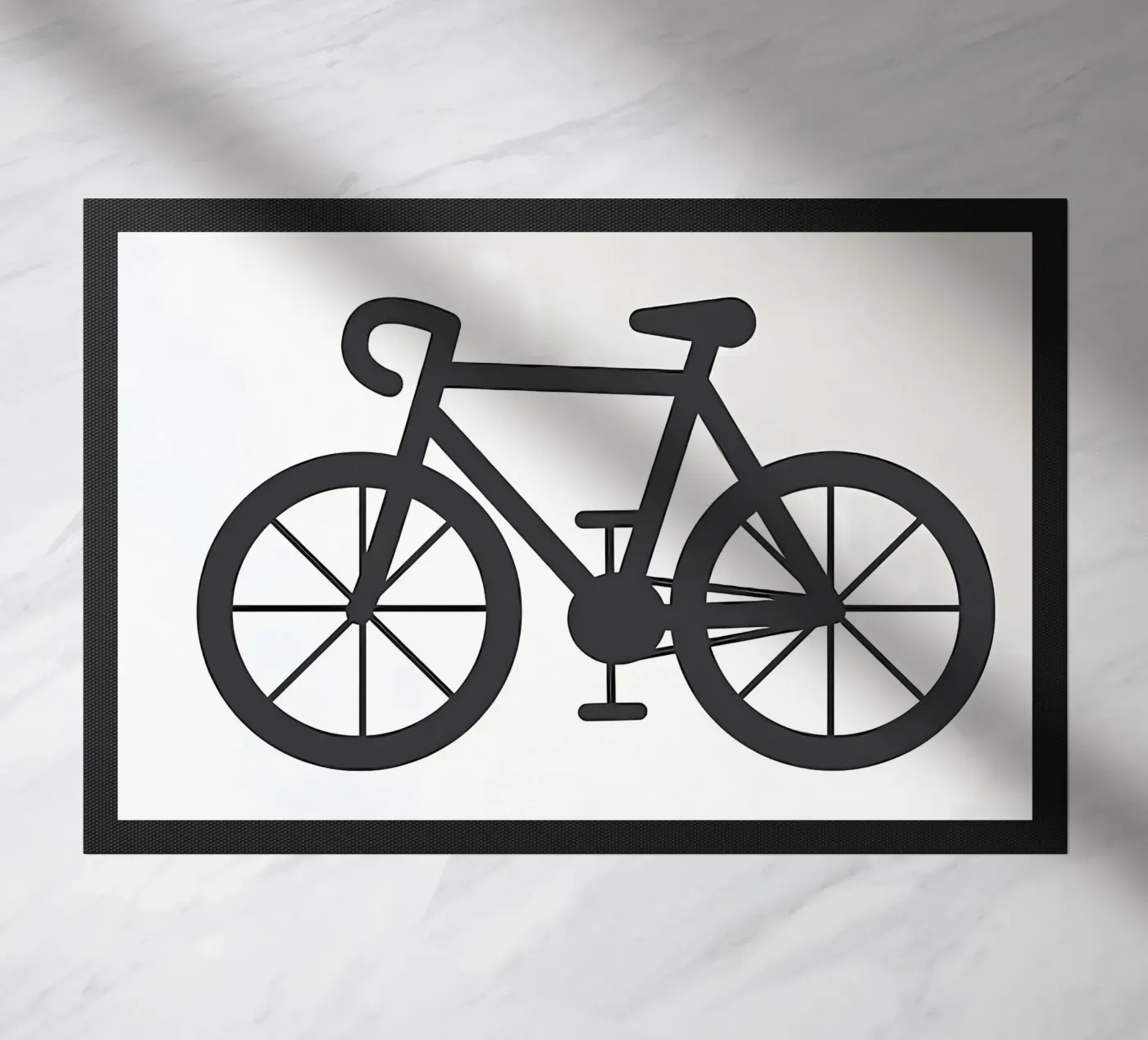 bike deurmat van Albert S Jacob