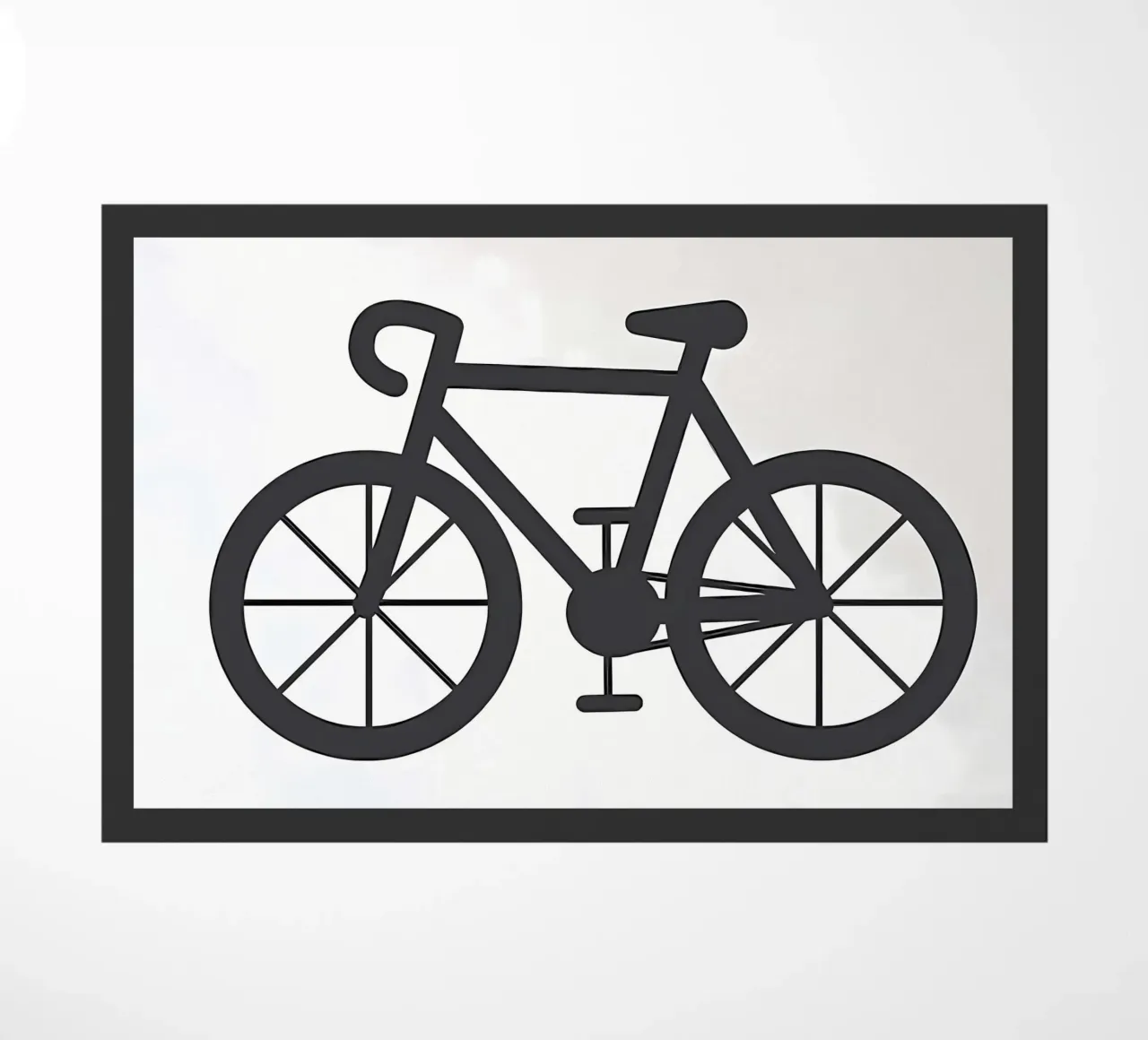 fiets deurmat van Albert S Jacob