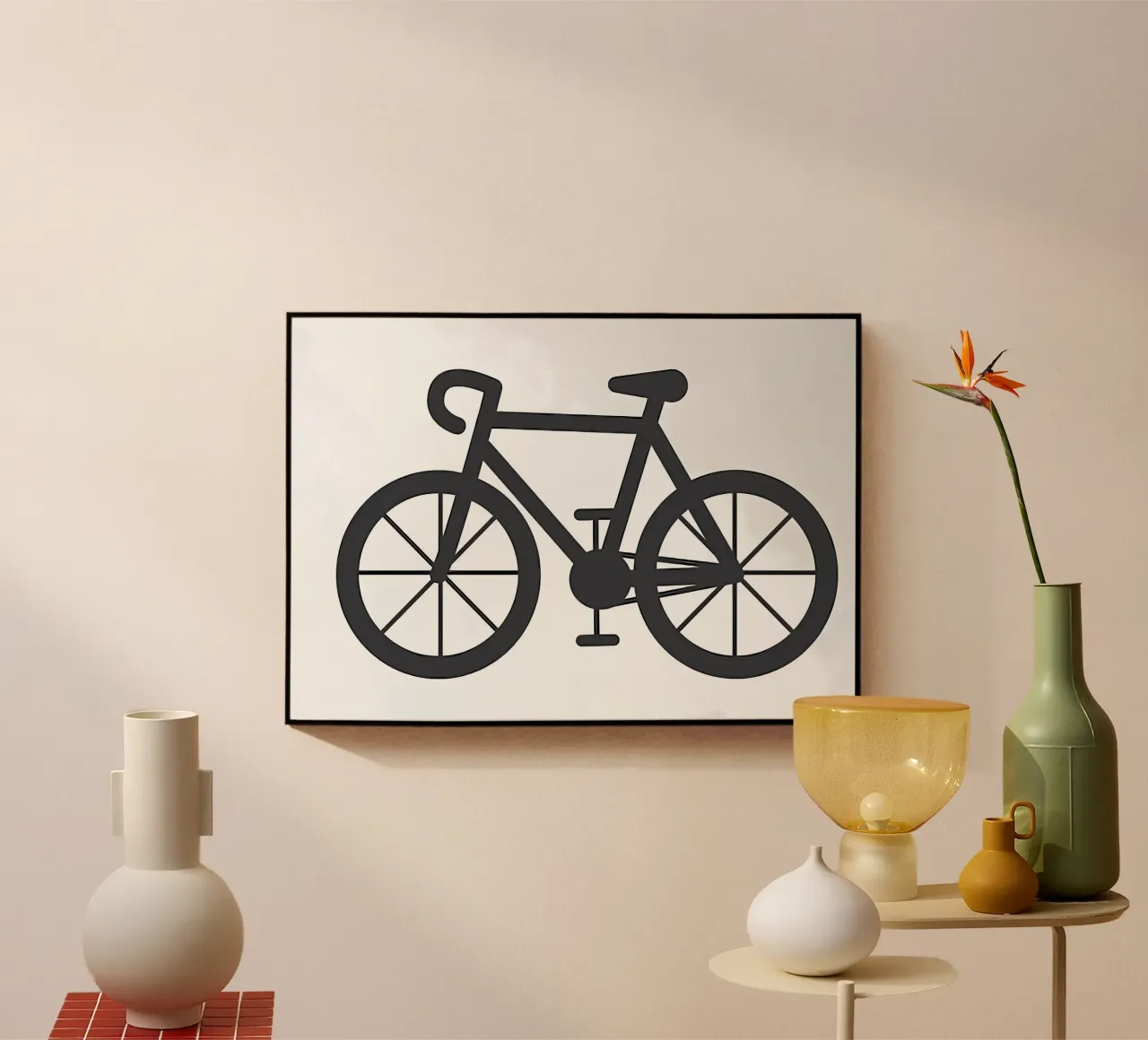 bicicletta plexiglass da Albert S Jacob