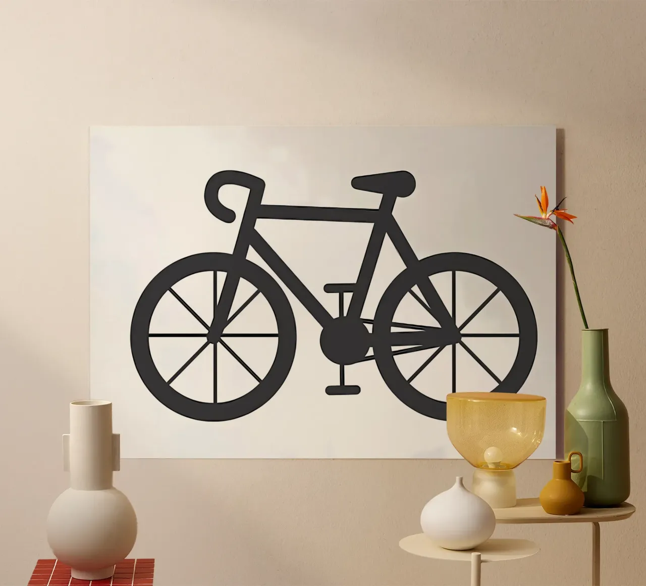 bicicletta plexiglass da Albert S Jacob