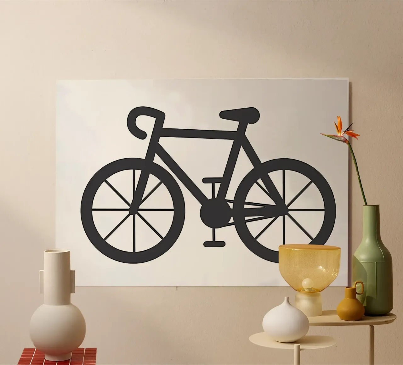 Fahrrad Alu-Dibond von Albert S Jacob