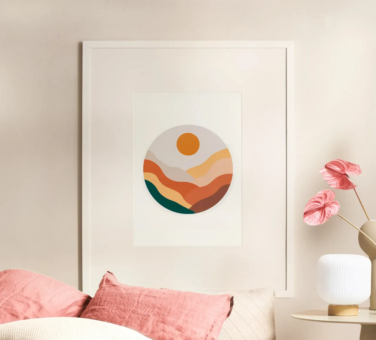 Paesaggio geometrico 4 poster da James M Coyle