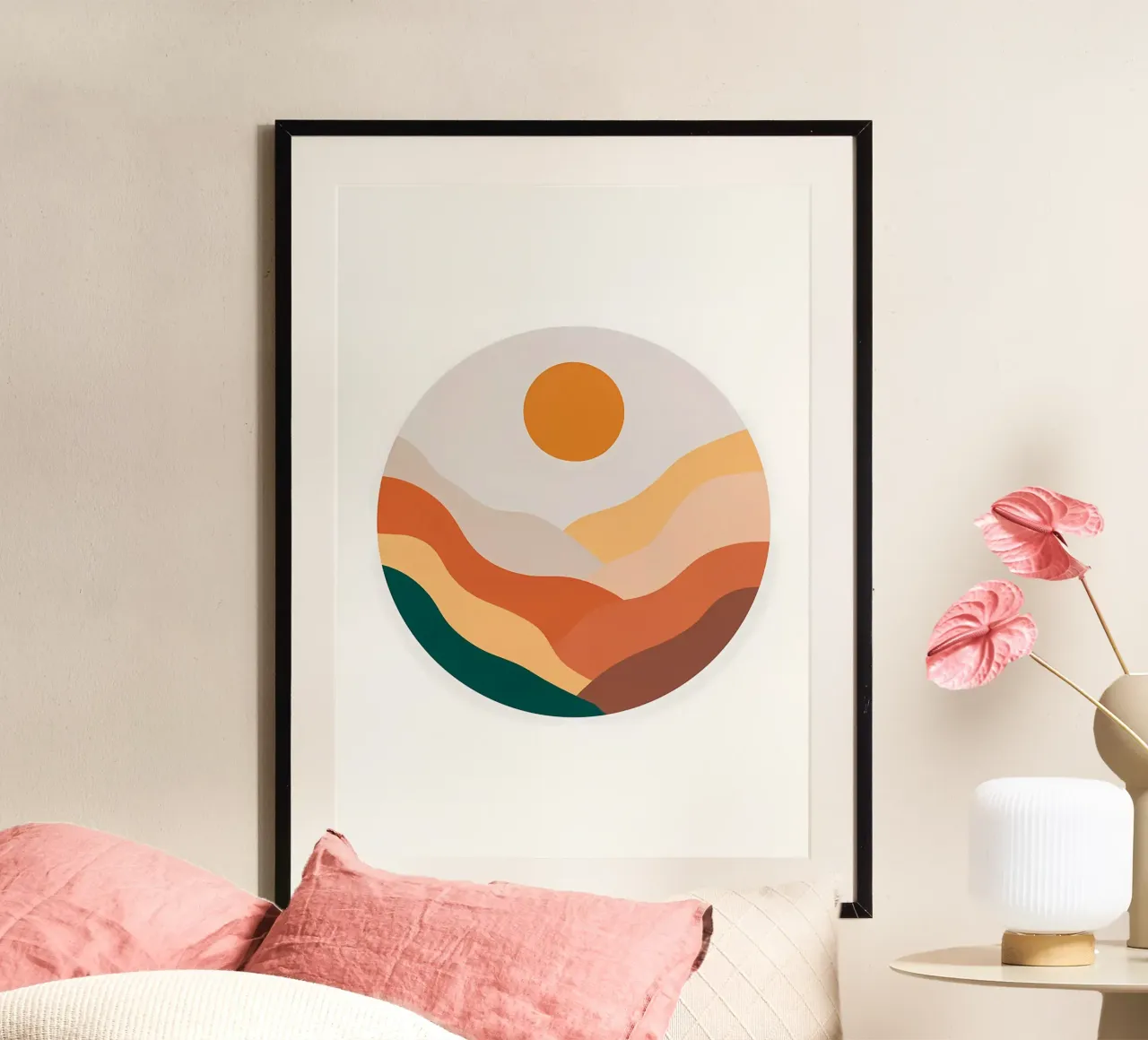 Paesaggio geometrico 4 poster da James M Coyle