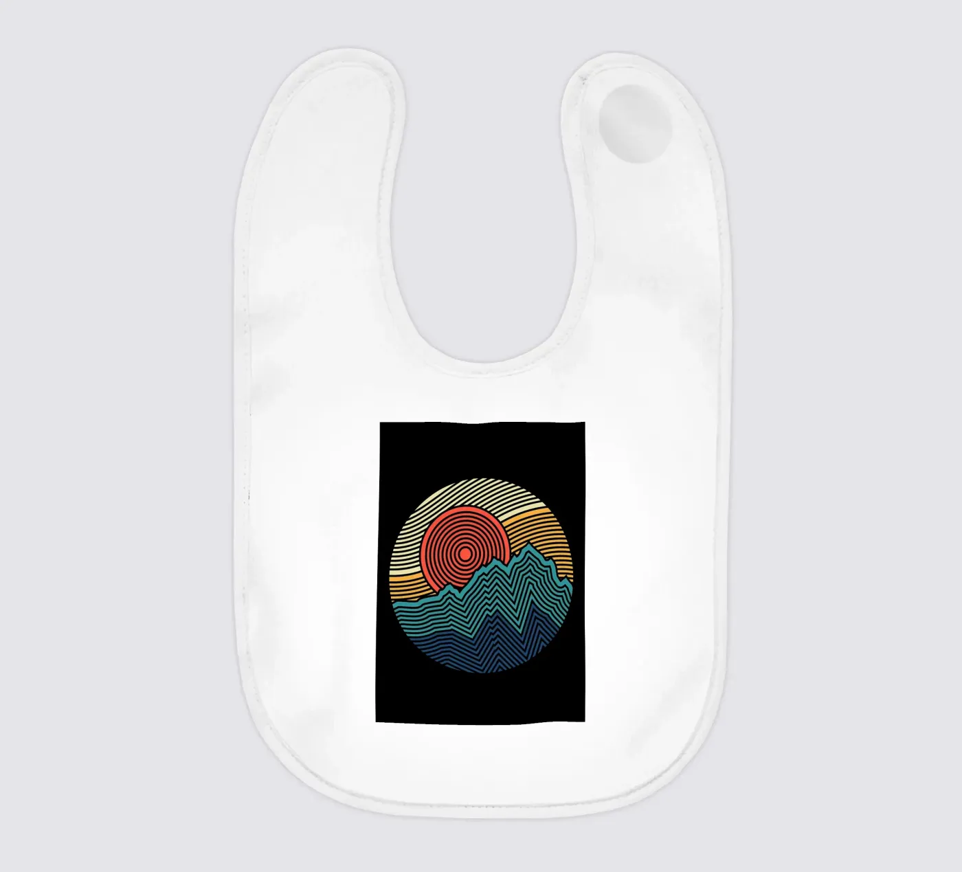 Nature pattern baby slabbetje van James M Coyle