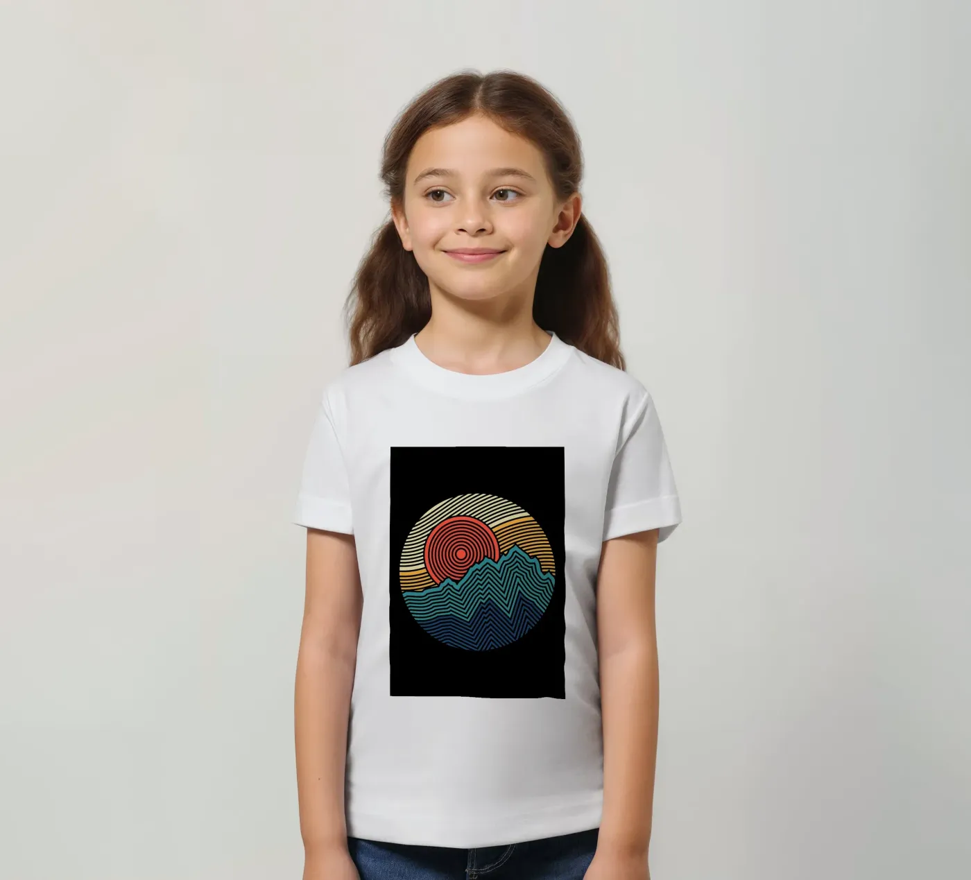Natuurpatroon kinder t-shirt van James M Coyle