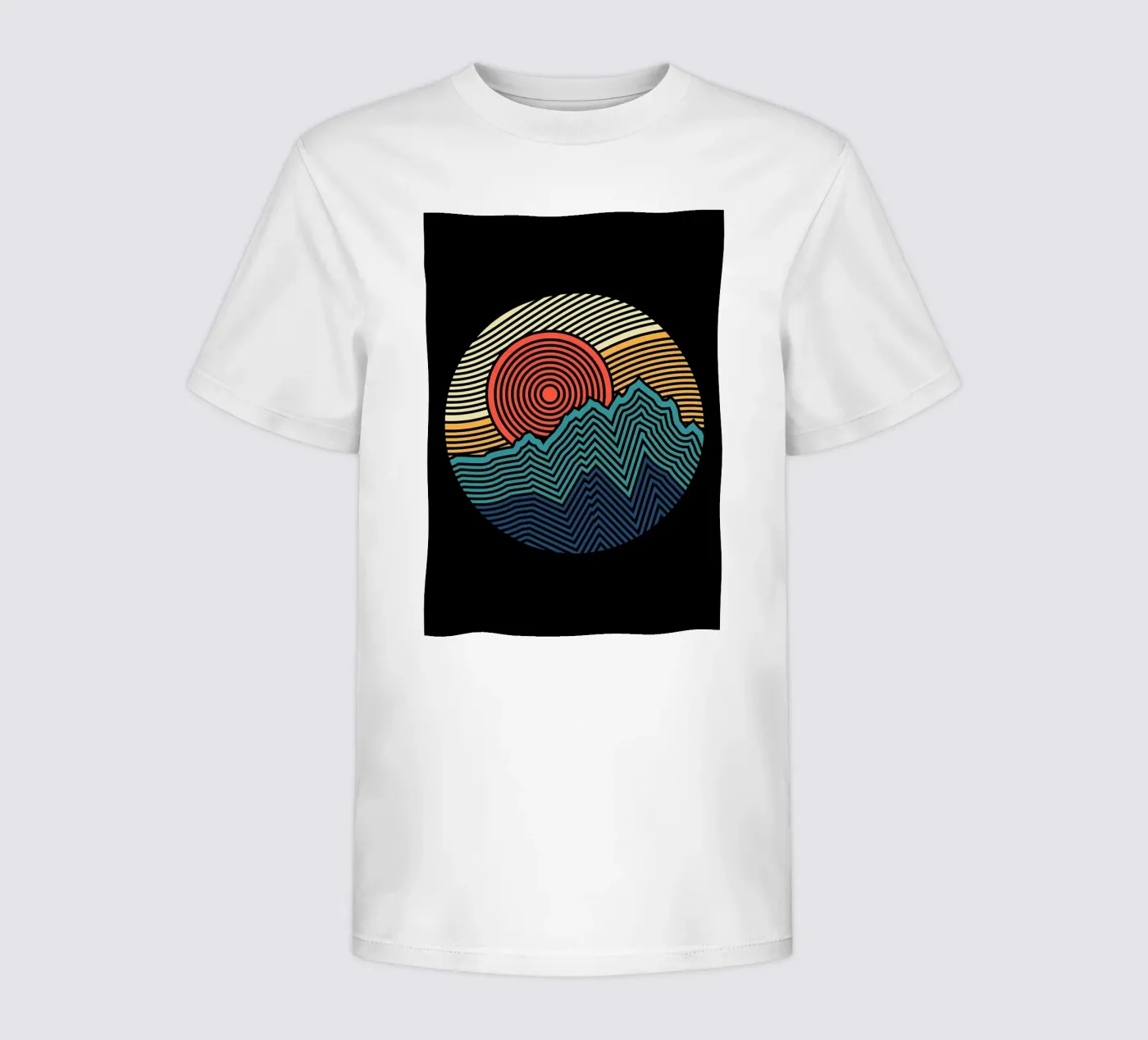 Natuurpatroon kinder t-shirt van James M Coyle