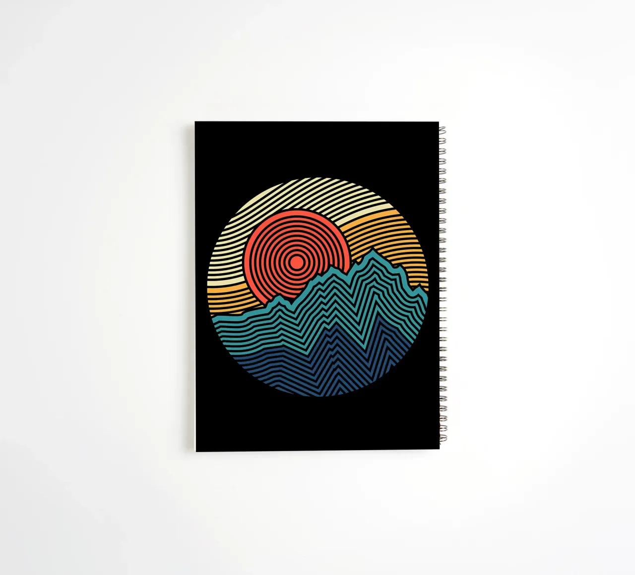 Nature pattern spiral notebook by James M Coyle