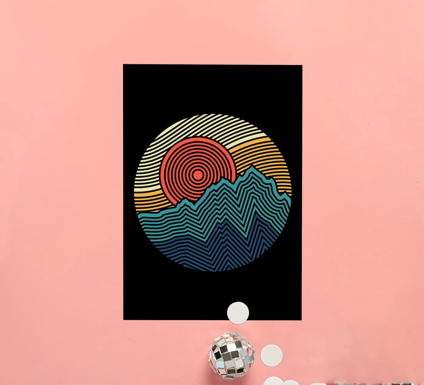 Nature pattern sticker by James M Coyle