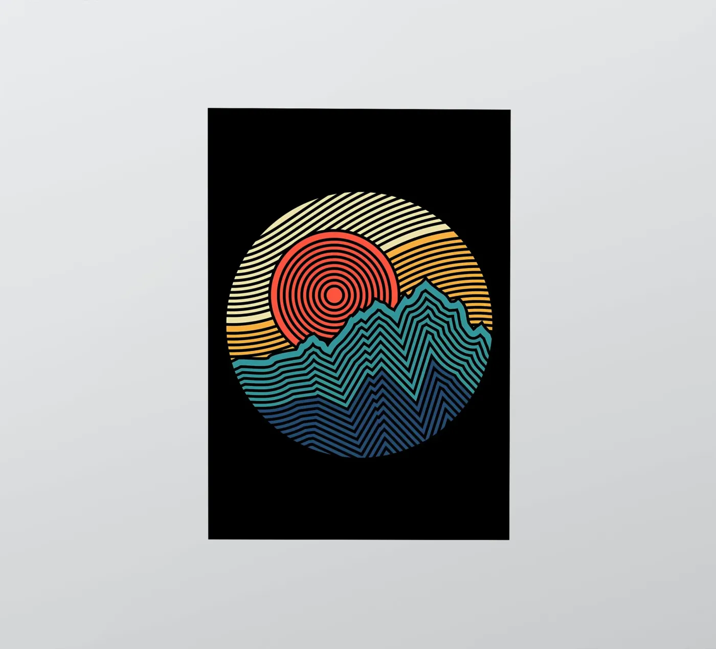 Nature pattern sticker by James M Coyle