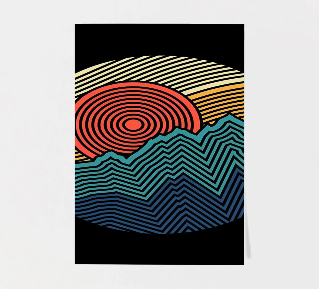 Nature pattern sticker sheet by James M Coyle