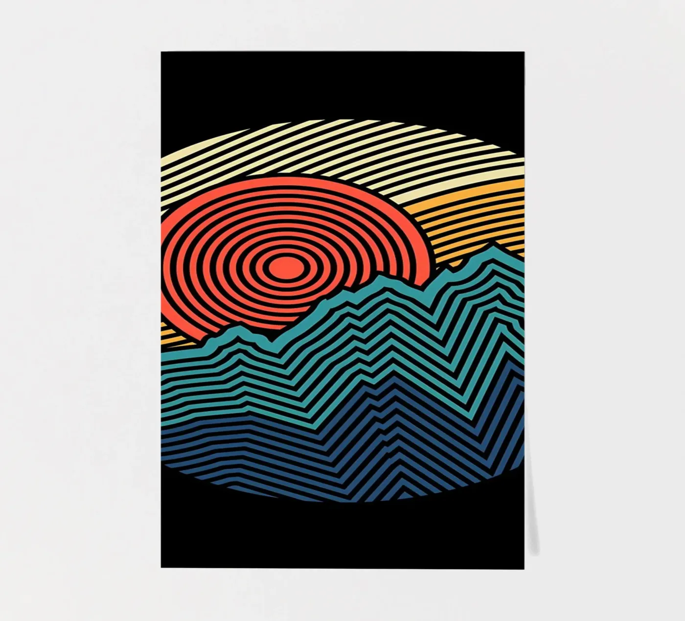 Natuurpatroon stickervel van James M Coyle