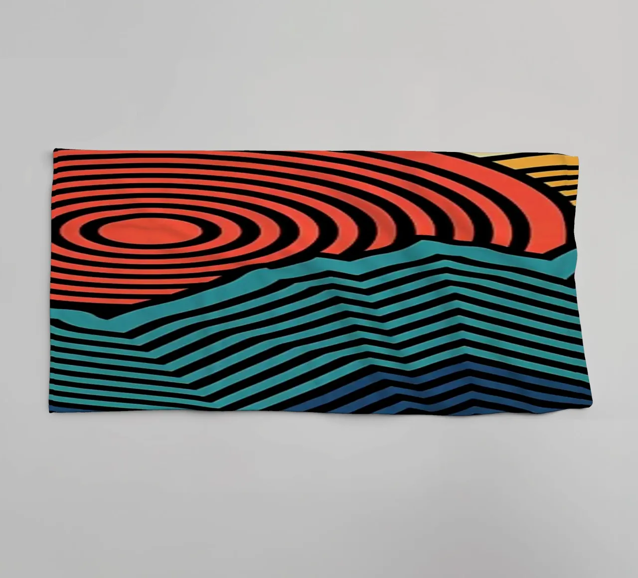 Nature pattern towel by James M Coyle
