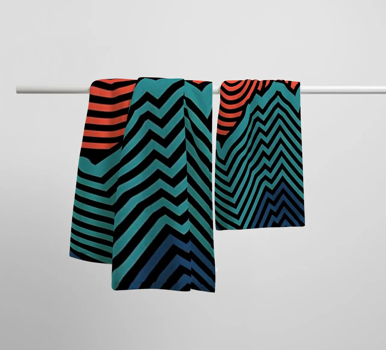 Nature pattern towel by James M Coyle