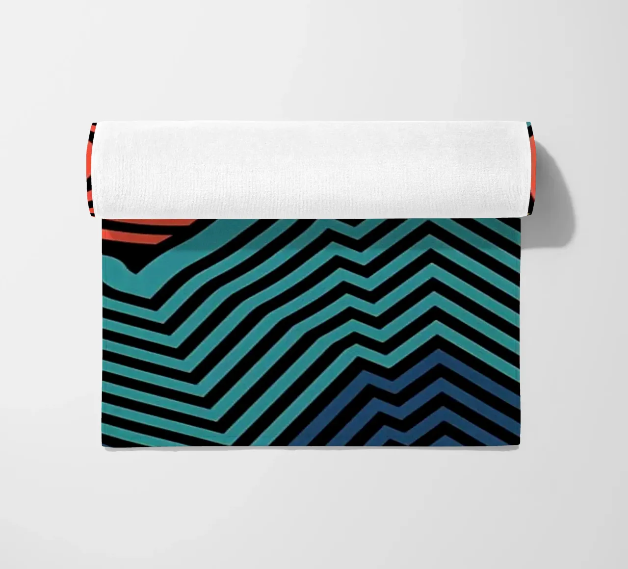 Natuurpatroon strandhanddoek van James M Coyle