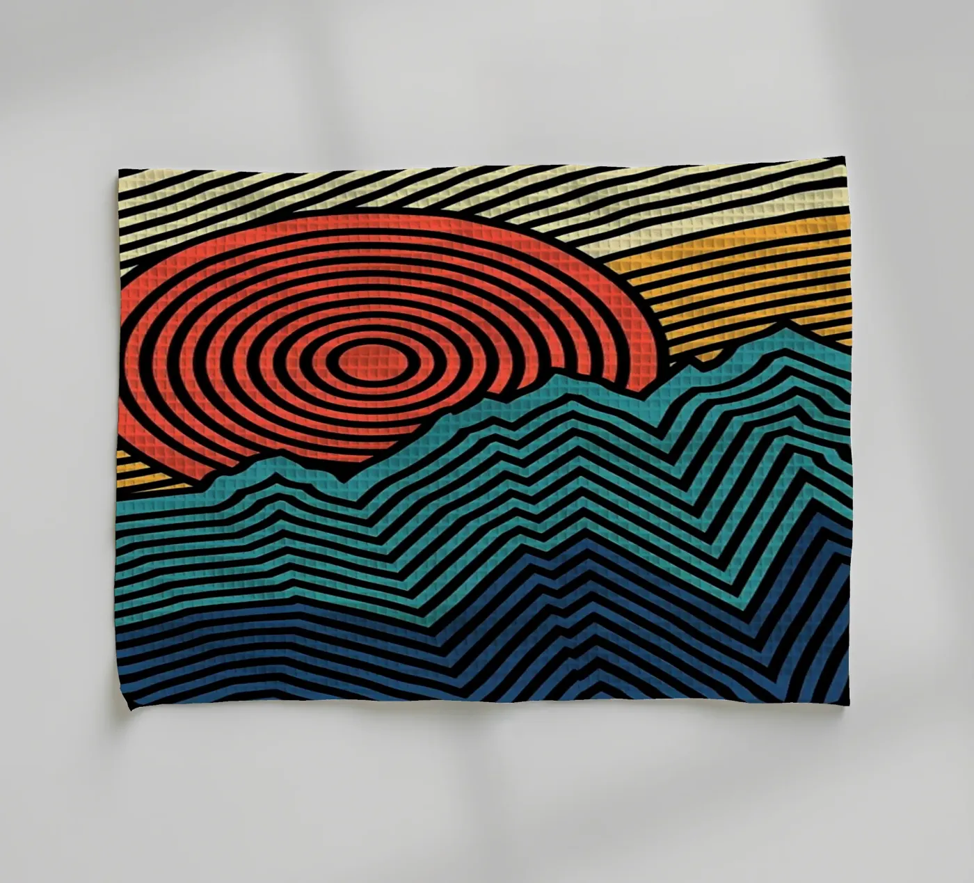 Nature pattern Geschirrtuch von James M Coyle