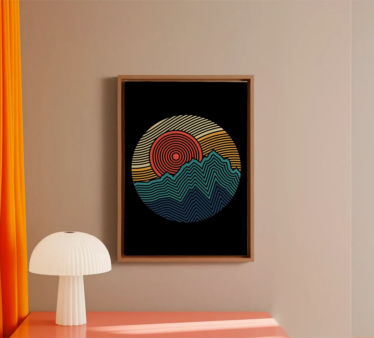 Nature pattern canvas by James M Coyle