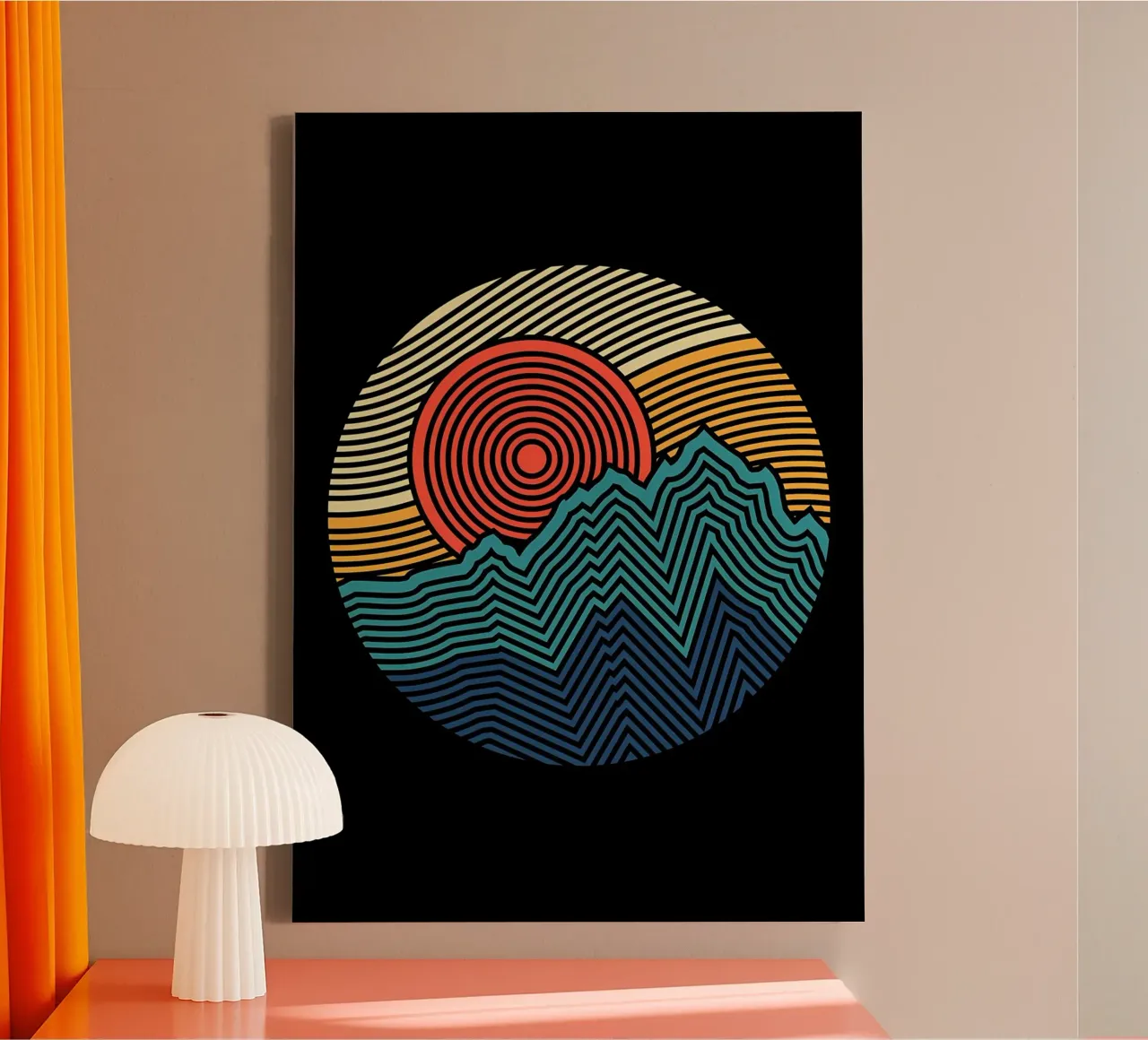Nature pattern canvas by James M Coyle