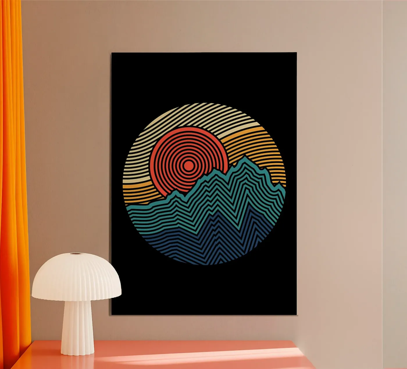 Nature pattern poster van James M Coyle