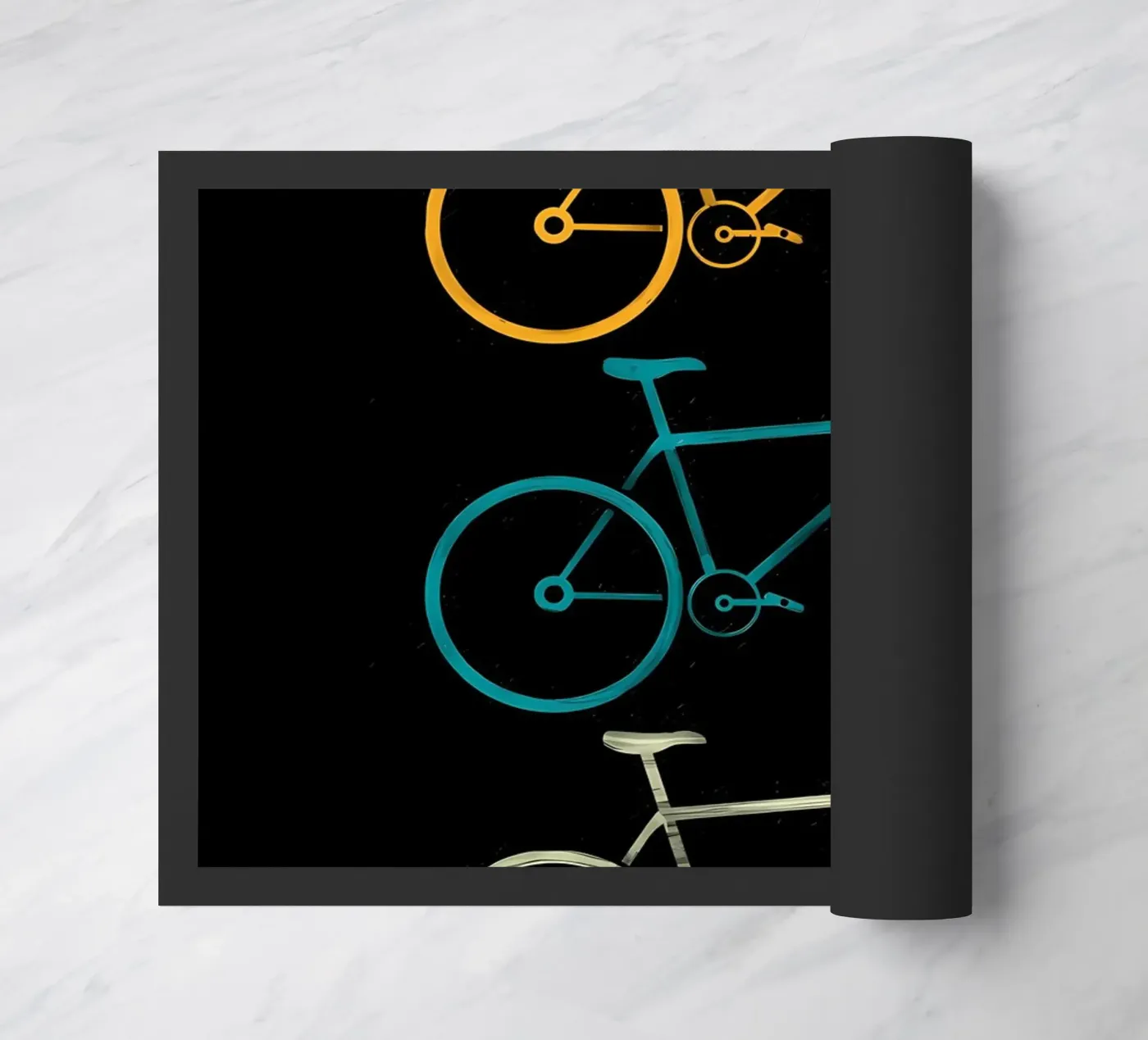 fietsen deurmat van Albert S Jacob