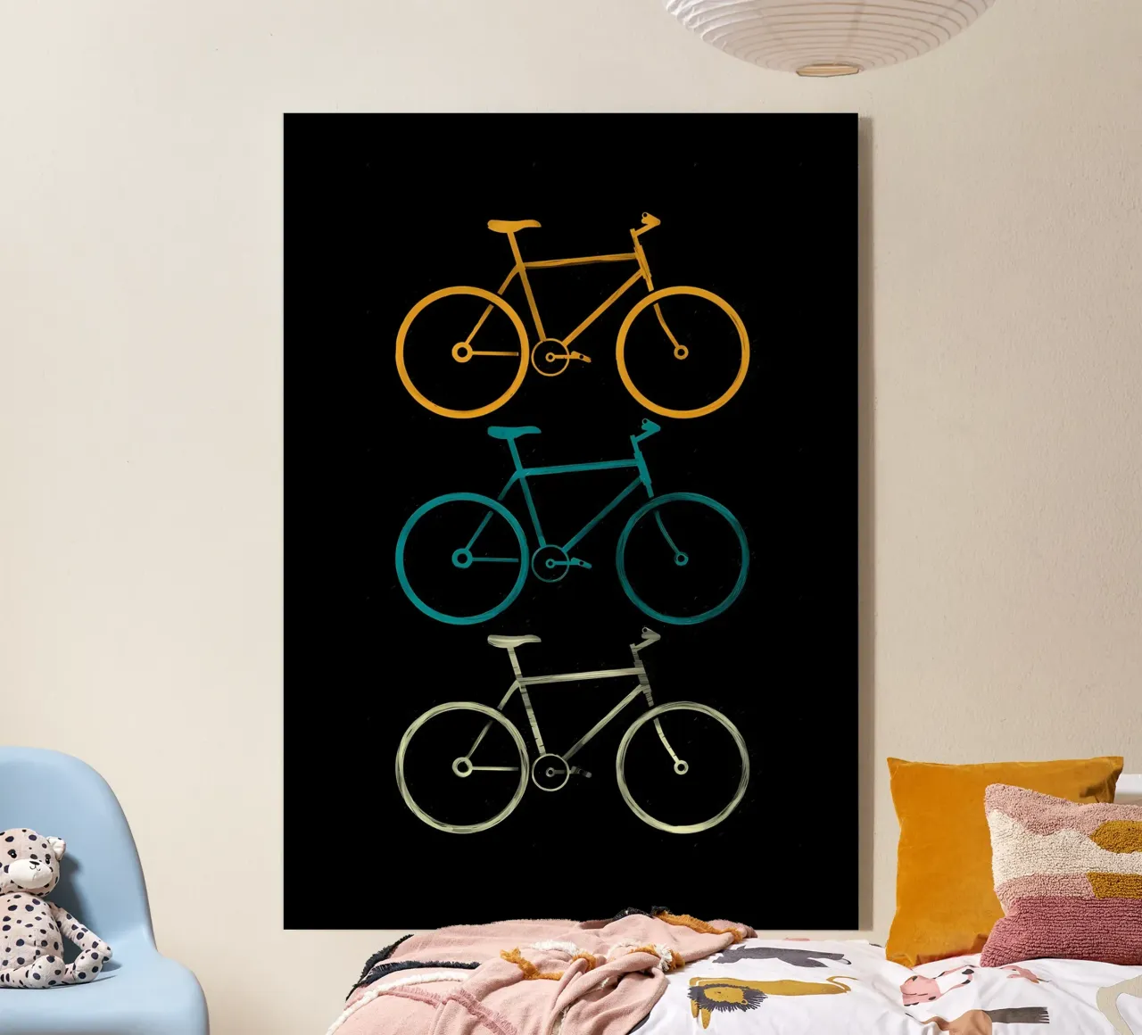 Fahrräder Acryl-Glas von Albert S Jacob