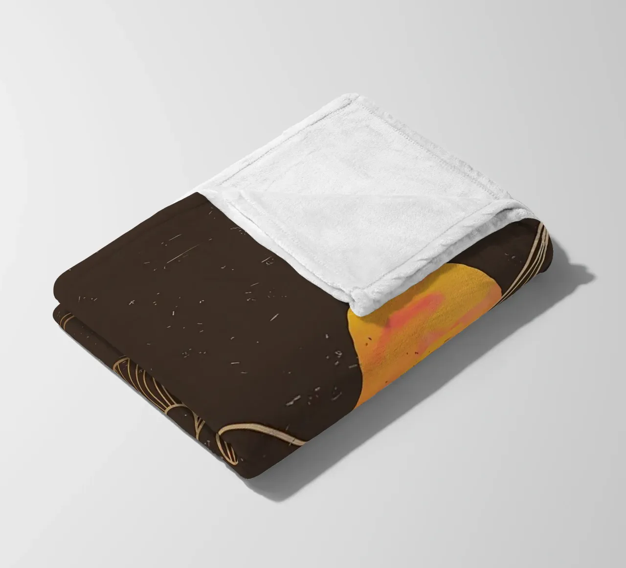 MOUNTAIN ART LANDSCAPE fleece blanket by James M Coyle