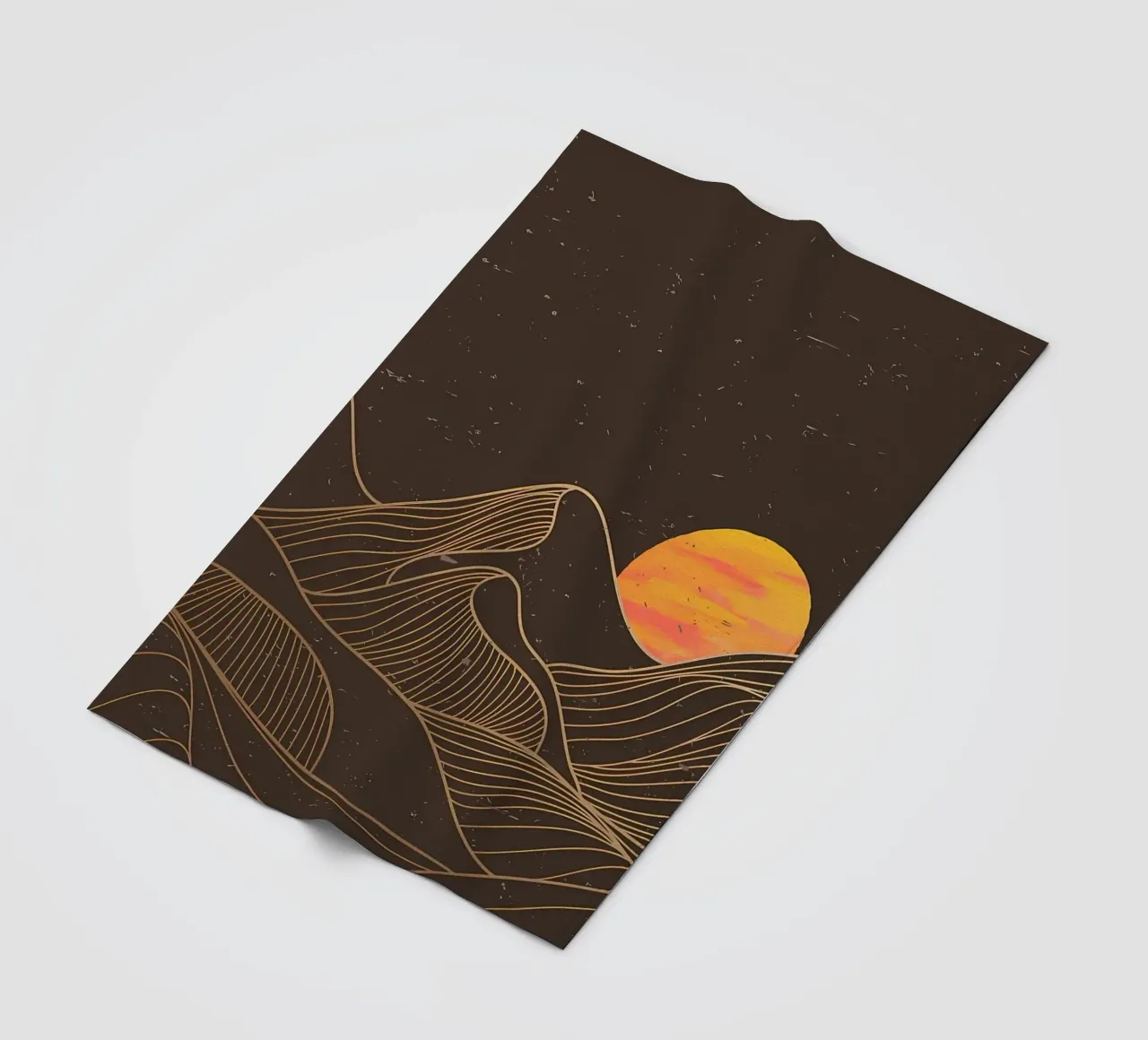 MOUNTAIN ART LANDSCAPE fleece blanket by James M Coyle
