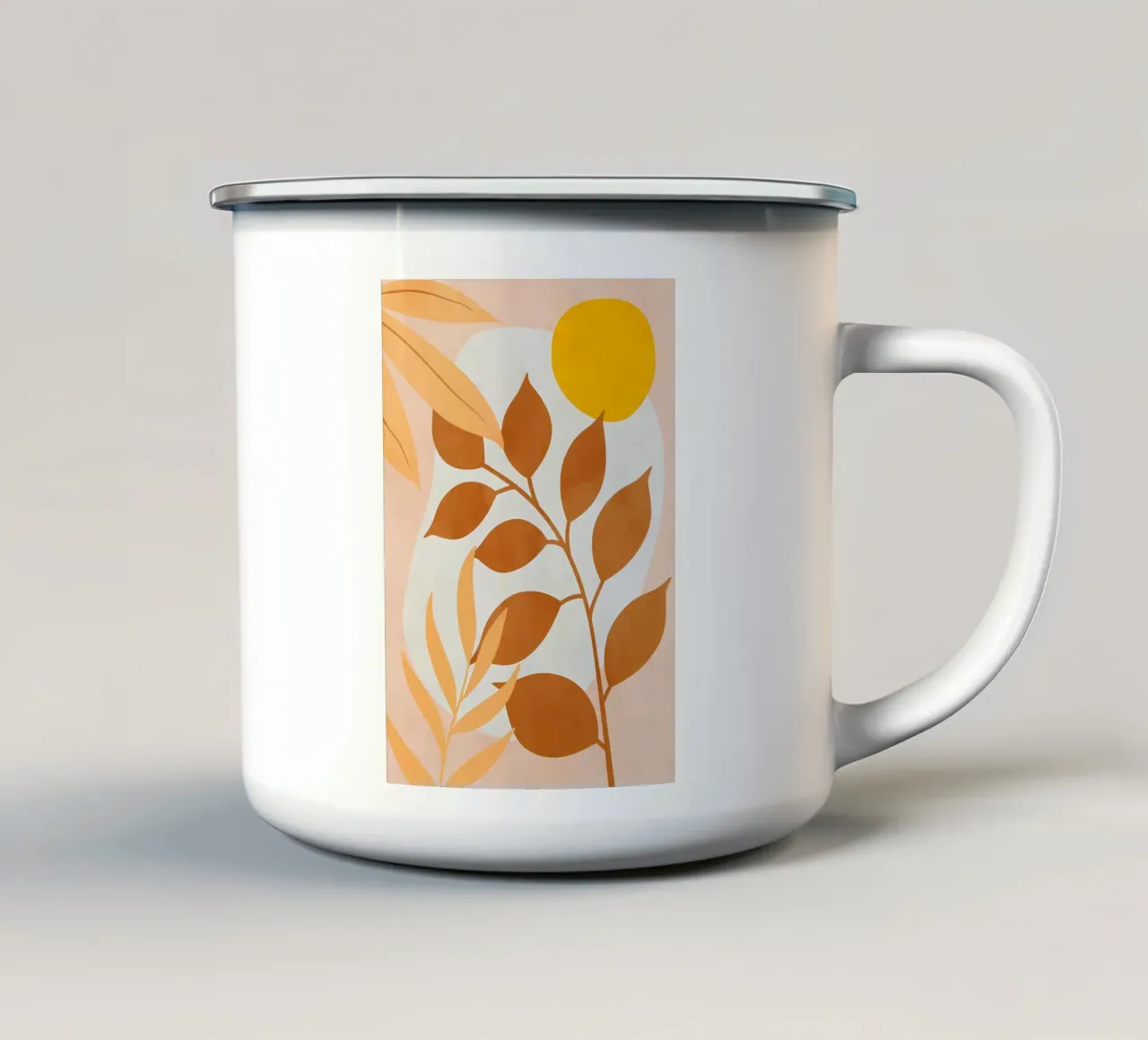 BOTANICA TROPICALE 83A2 tazza in smalto da Rebecca Clark Wyrick
