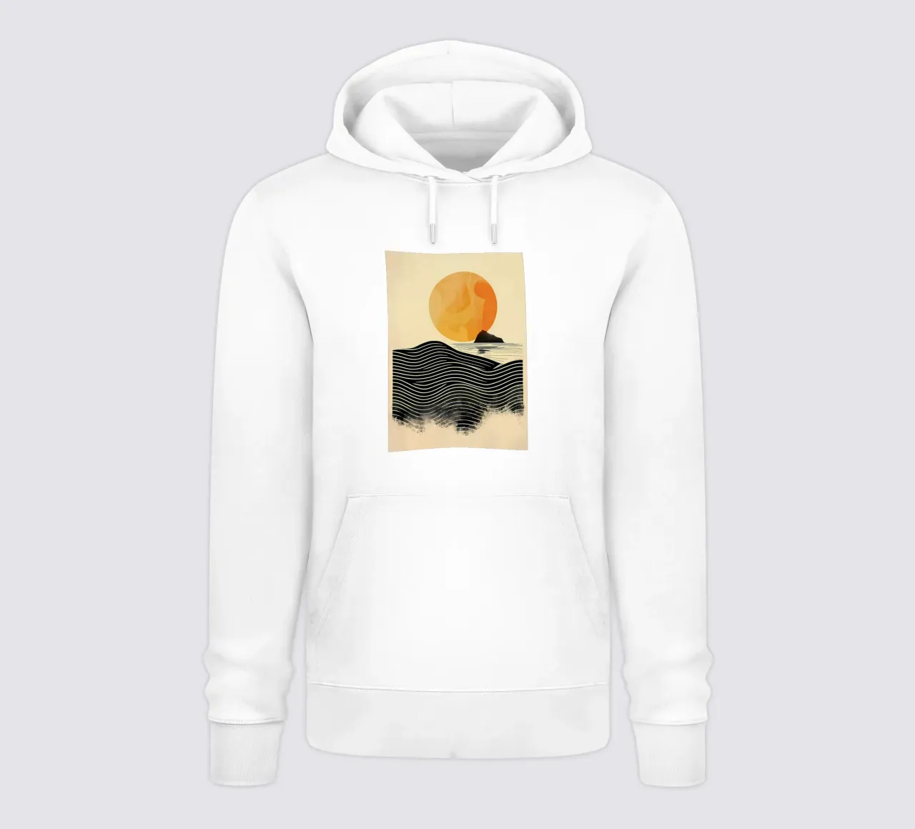 Sunset Waves hoodie by James M Coyle