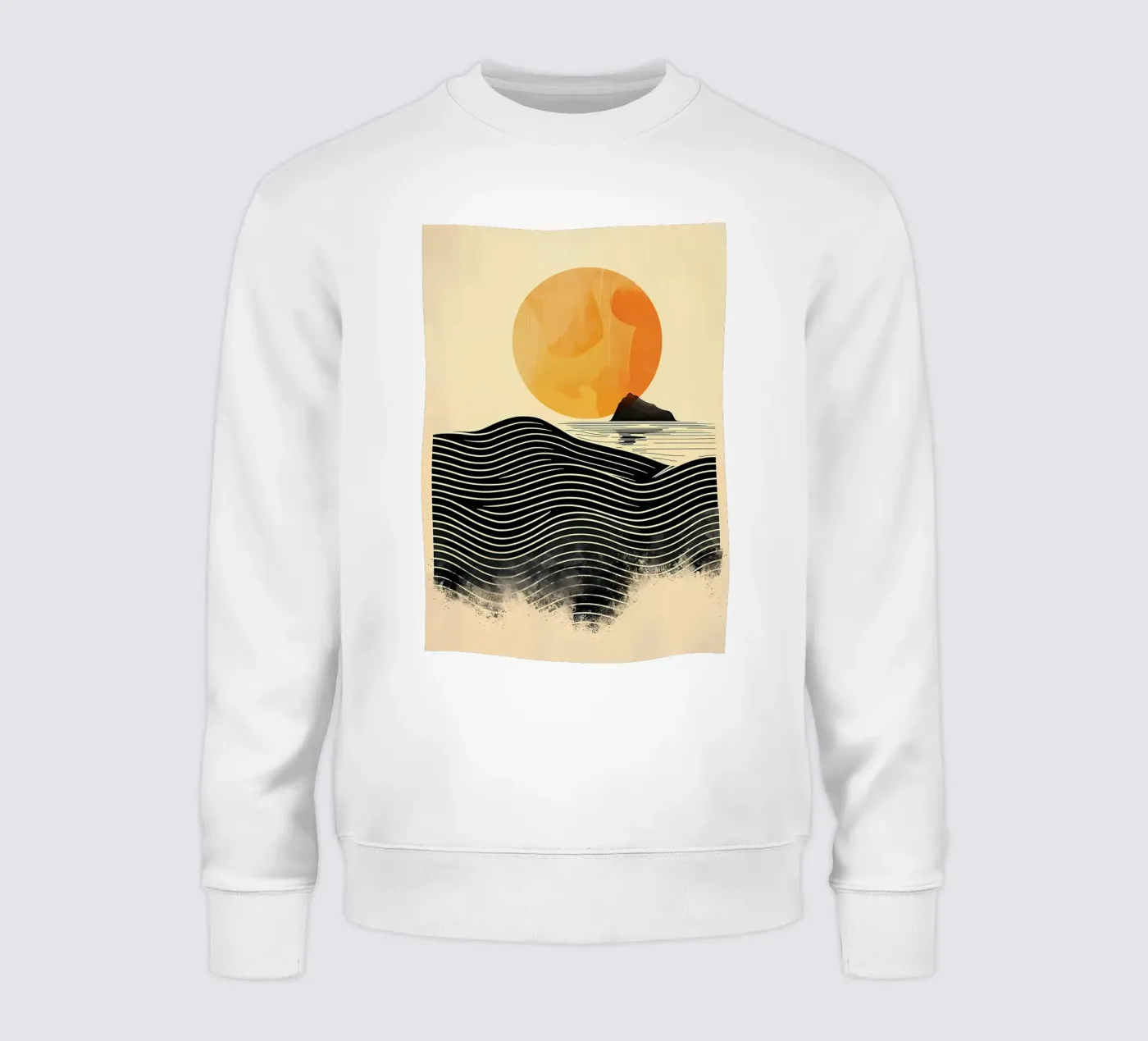 Sunset Waves sweatshirt by James M Coyle