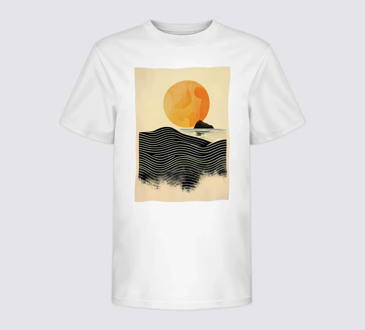 Onde del tramonto t-shirt bambini da James M Coyle