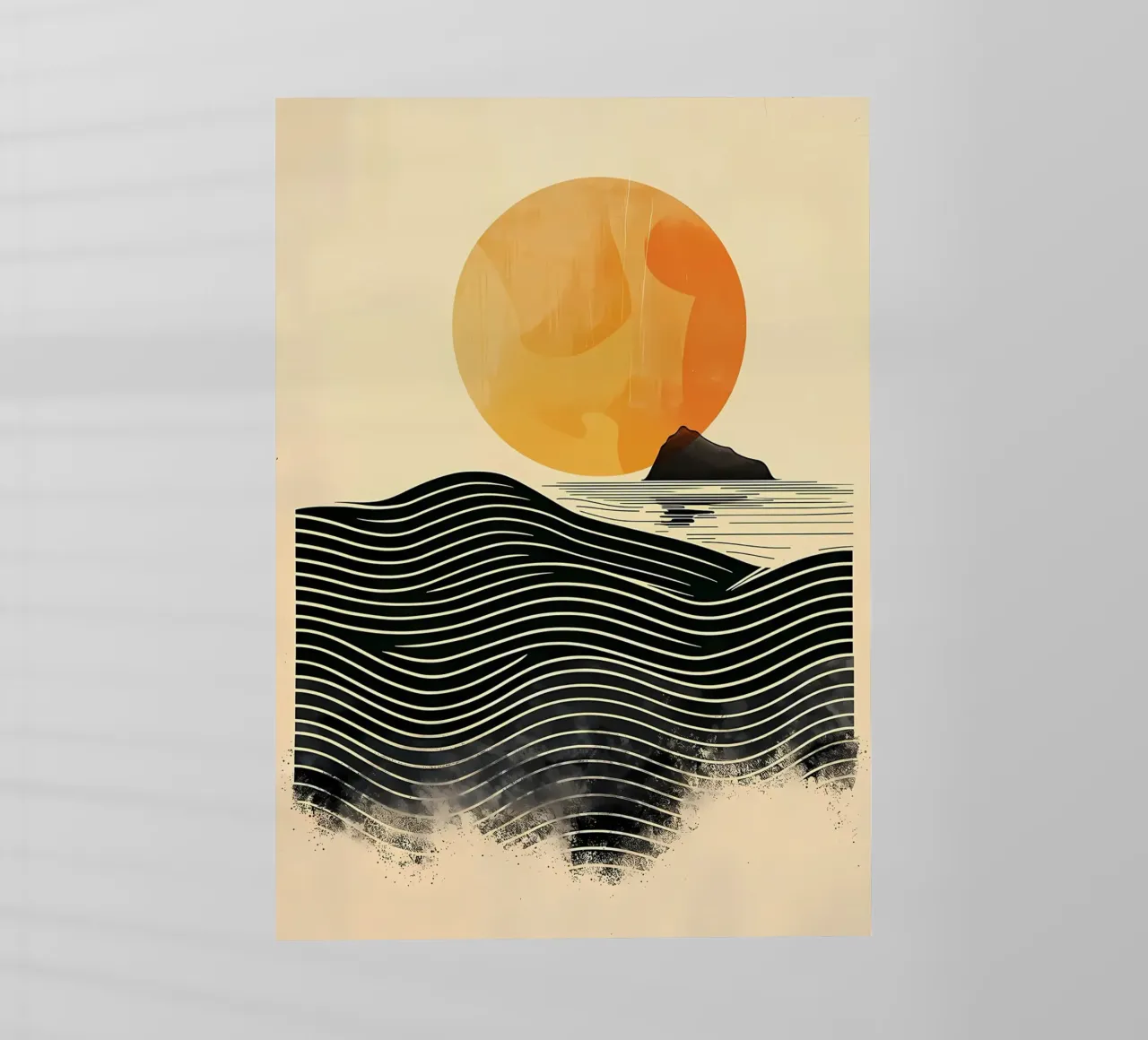 Onde del tramonto pellicola backlit da James M Coyle