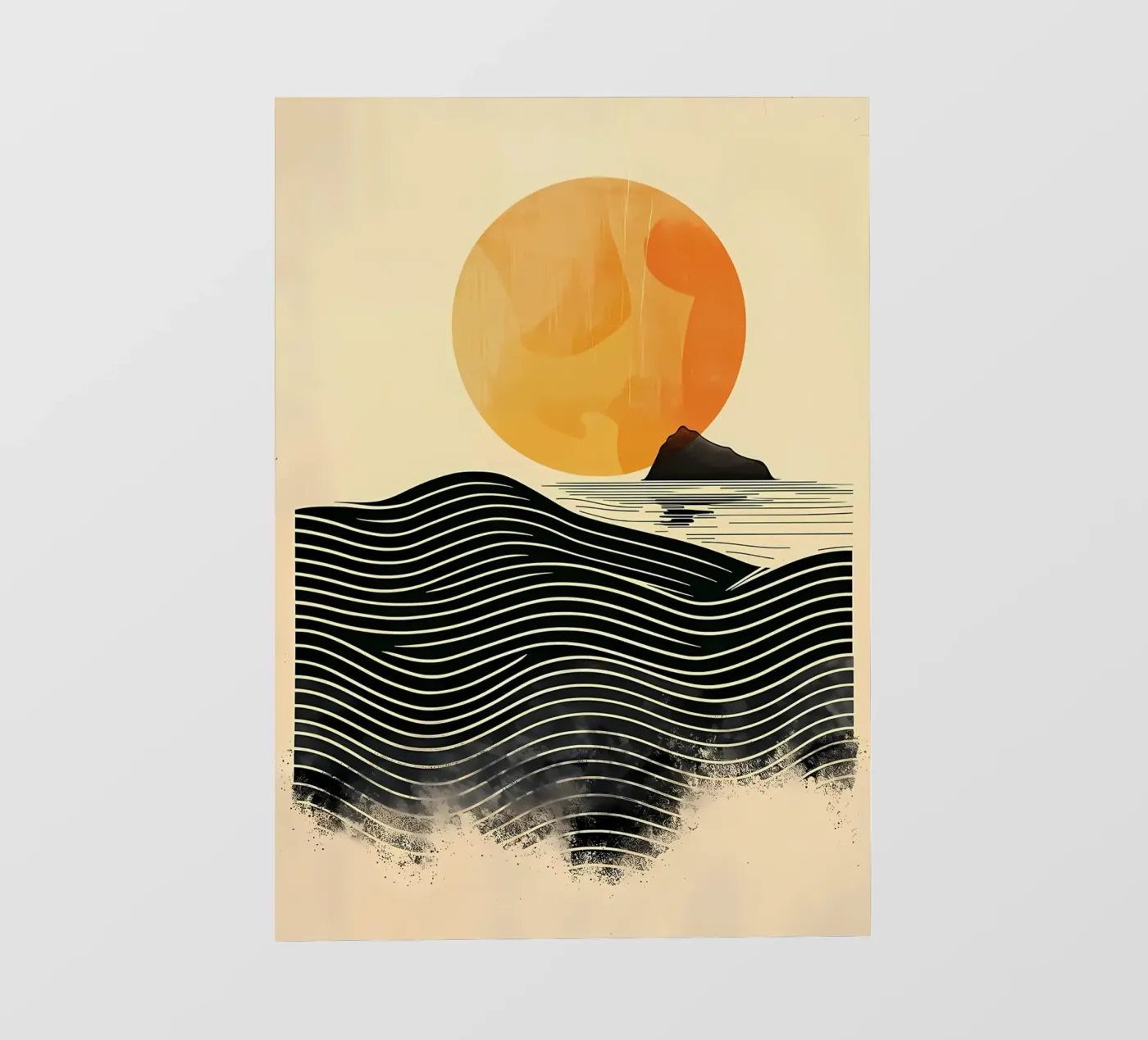 Sunset Waves papier peint photo de James M Coyle