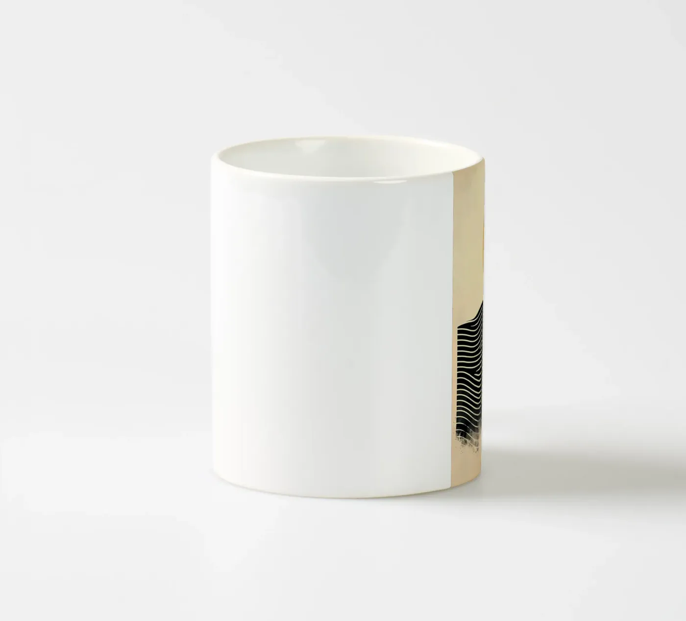 Sunset Waves ceramic mug by James M Coyle
