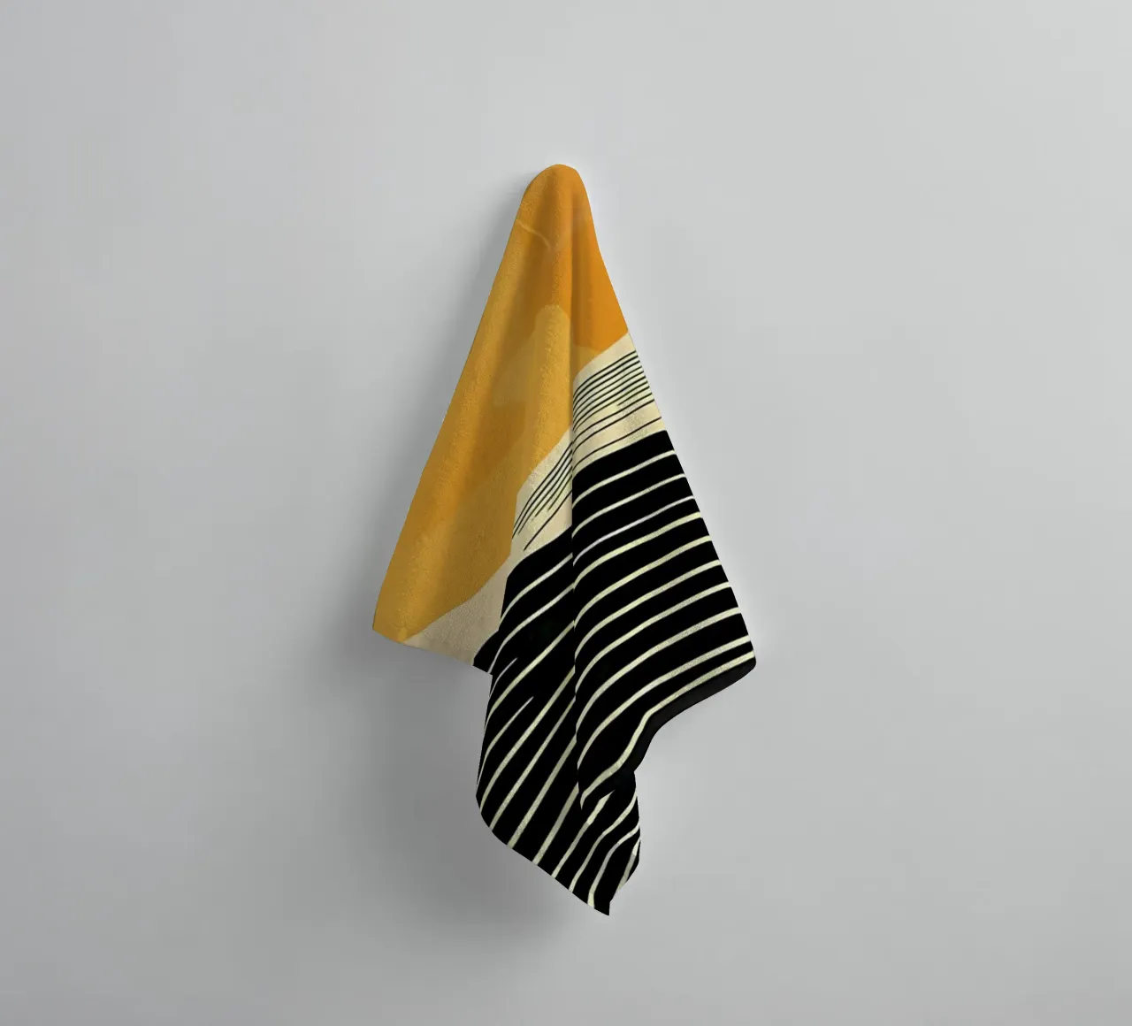 Sunset Waves towel by James M Coyle