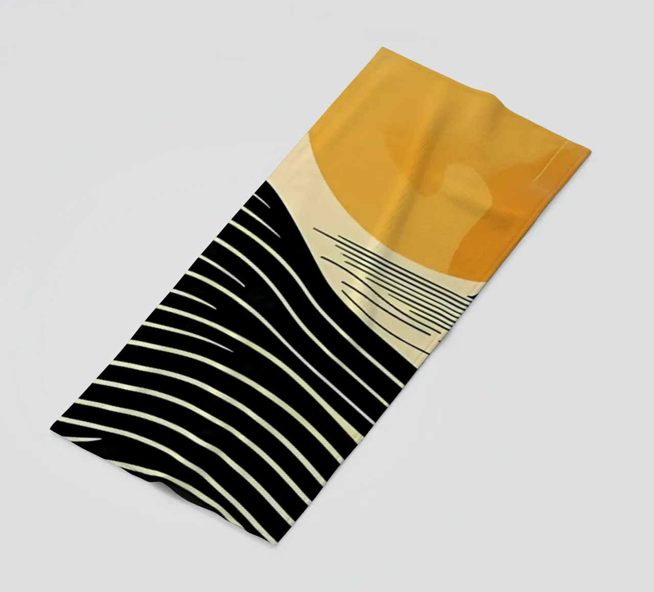 Sunset Waves beach towel by James M Coyle