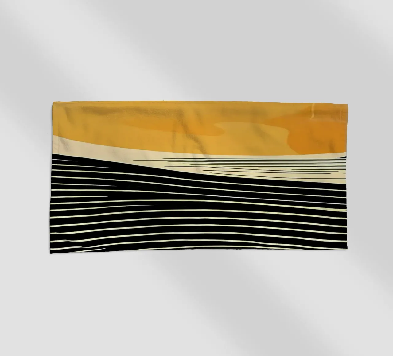 Sunset Waves beach towel by James M Coyle