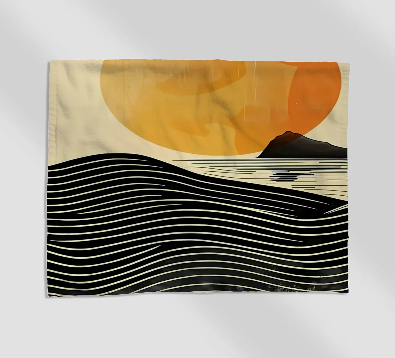 Sunset Waves beach towel by James M Coyle